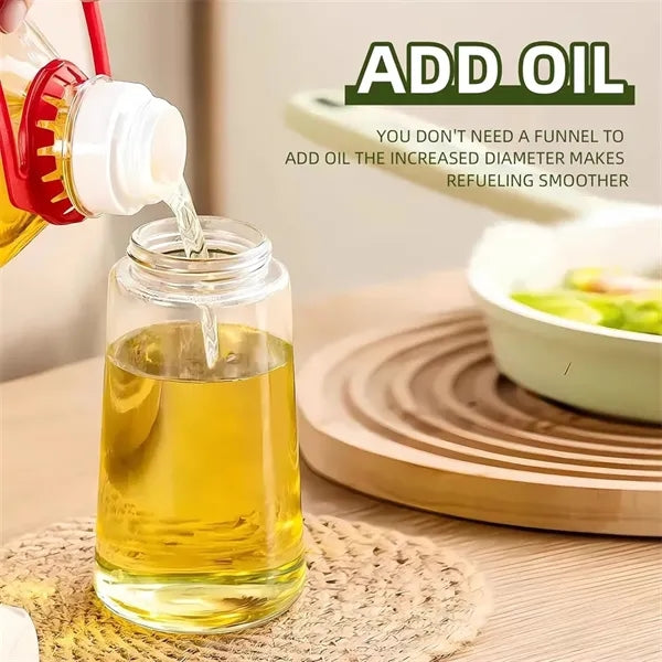 450ml 2 in 1Glass Oil Dispenser and Sprayer for Cooking