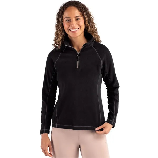 Clique Powder Recycled Fleece Womens Quarter Zip Jacket
