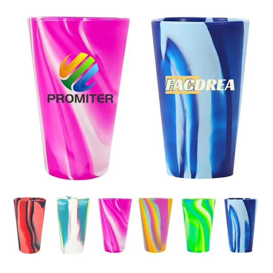 480ml Multi-Color Silicone Coffee Mug