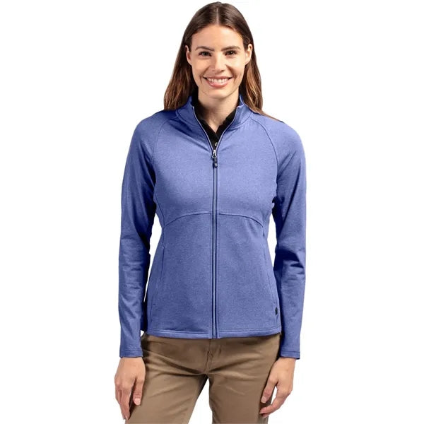 Cutter & Buck Adapt Recycled Soft Knit Stretch Womens Hea...