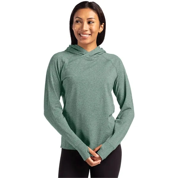 Cutter & Buck Adapt Recycled Soft Knit Stretch Womens Hoo...