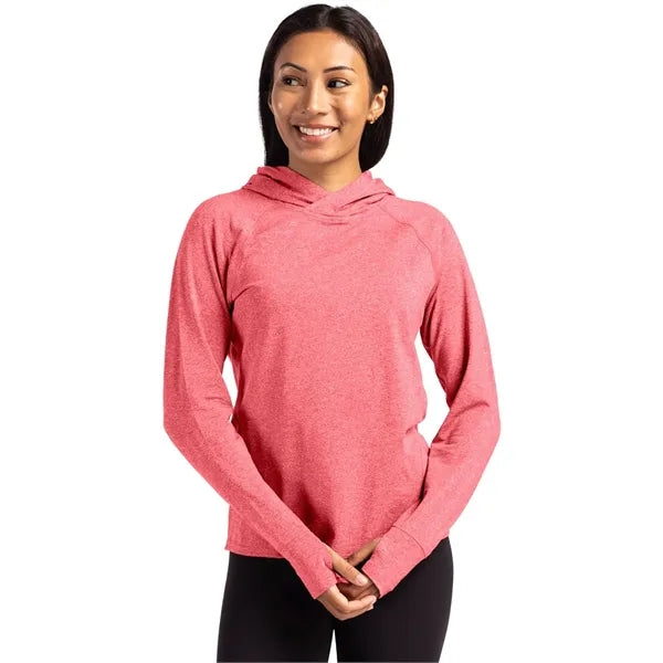 Cutter & Buck Adapt Recycled Soft Knit Stretch Womens Hoo...