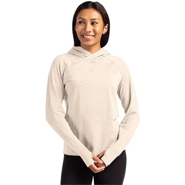 Cutter & Buck Adapt Recycled Soft Knit Stretch Womens Hoo...