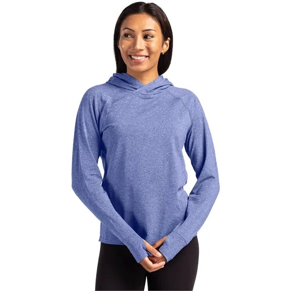Cutter & Buck Adapt Recycled Soft Knit Stretch Womens Hoo...