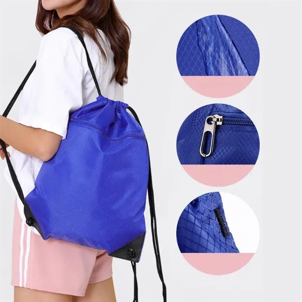 Athletic Drawstring Gym Bag