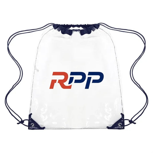 Large Clear Stadium Drawstring Backpack