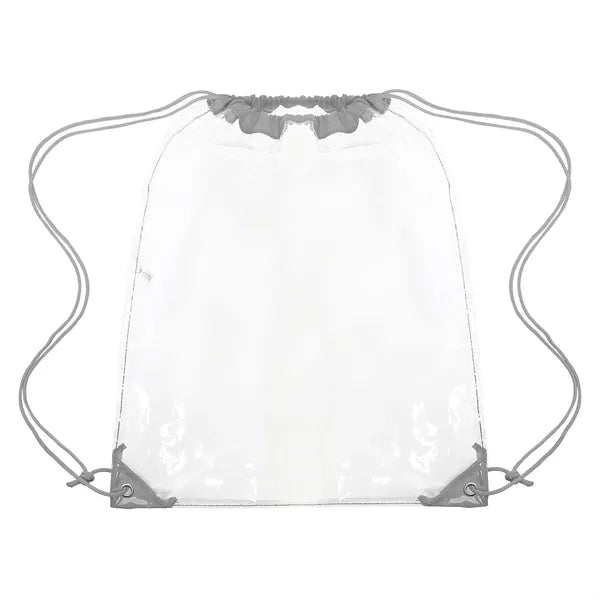 Large Clear Stadium Drawstring Backpack