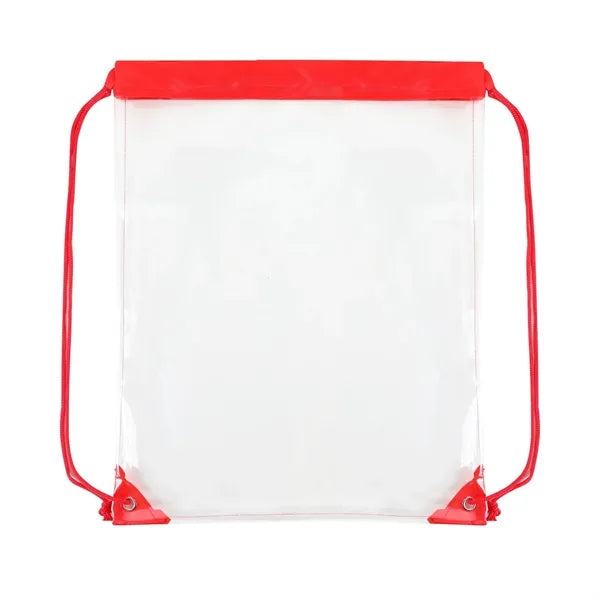 Large Clear Stadium Drawstring Backpack