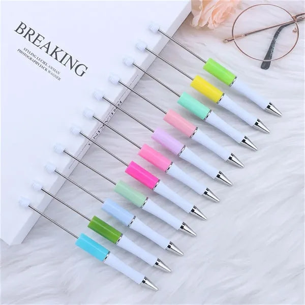 DIY Beadable Plastic Pen, Beads Not Included