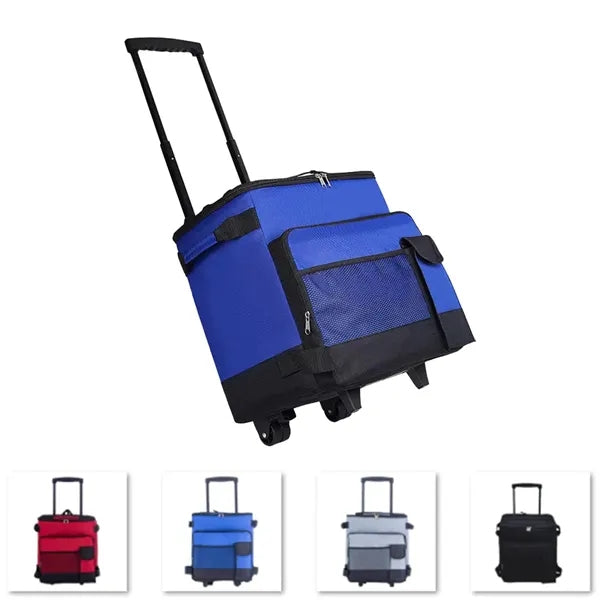 Cooler Smart Cart with Wheels - Collapsible Insulated Bag