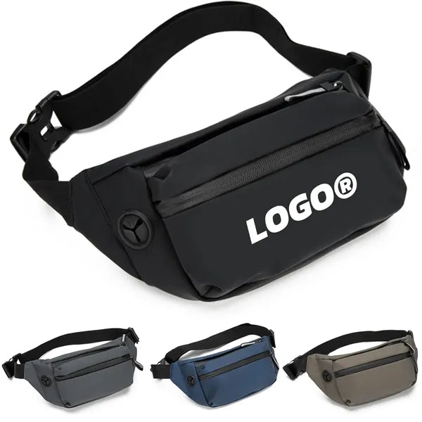 Waterproof Crossbody Sling Bag Zippered Storage Pouch