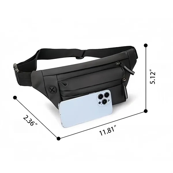 Waterproof Crossbody Sling Bag Zippered Storage Pouch