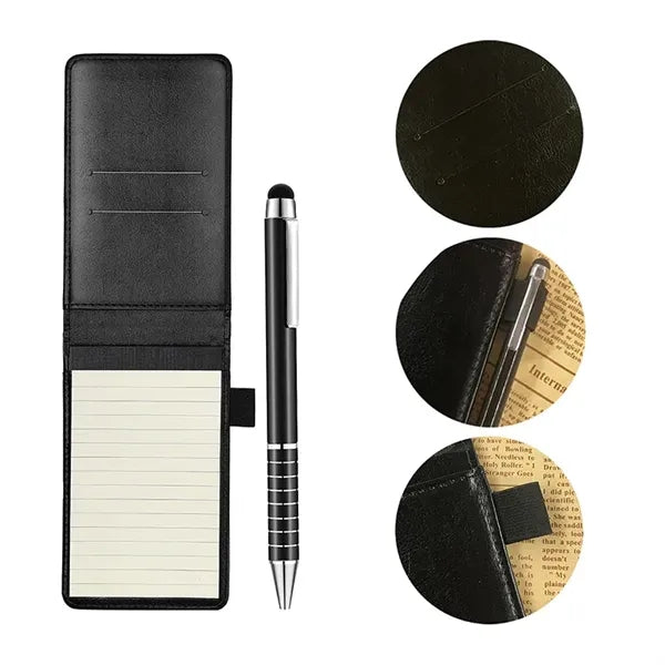 Mini Pocket Notepad Holder Set