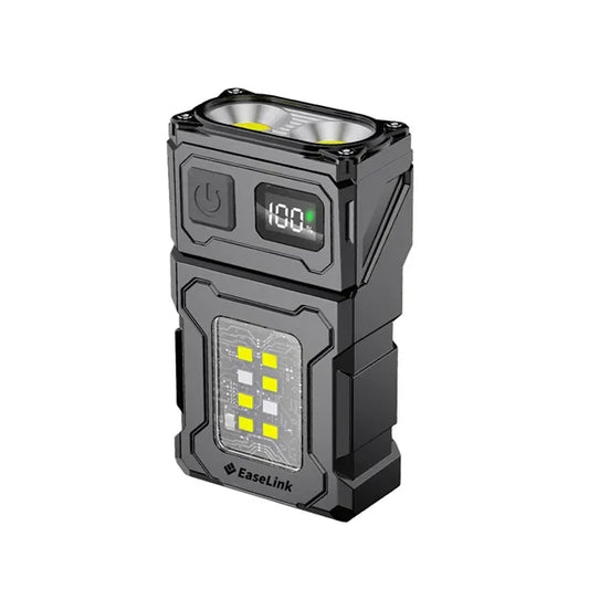 Rotating Tactical Flashlight - USB-C Magnetic Base