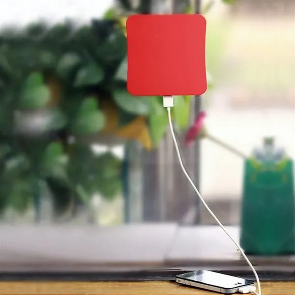 Portable Solar Power Bank with Suction Cups