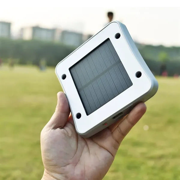 Portable Solar Power Bank with Suction Cups
