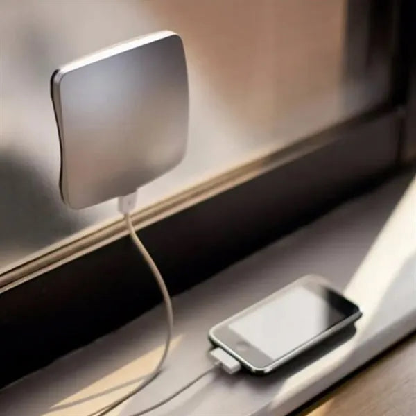 Portable Solar Power Bank with Suction Cups