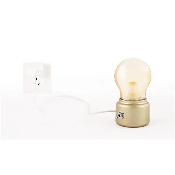 Retro Long-Life Rechargeable Bulb Night Light