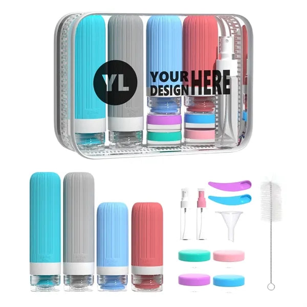 Portable Silicone Travel Bottle Set Free Shipping
