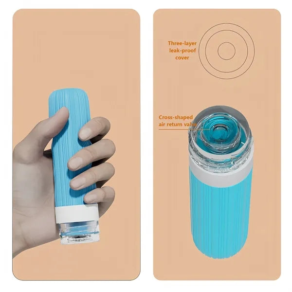 Portable Silicone Travel Bottle Set Free Shipping