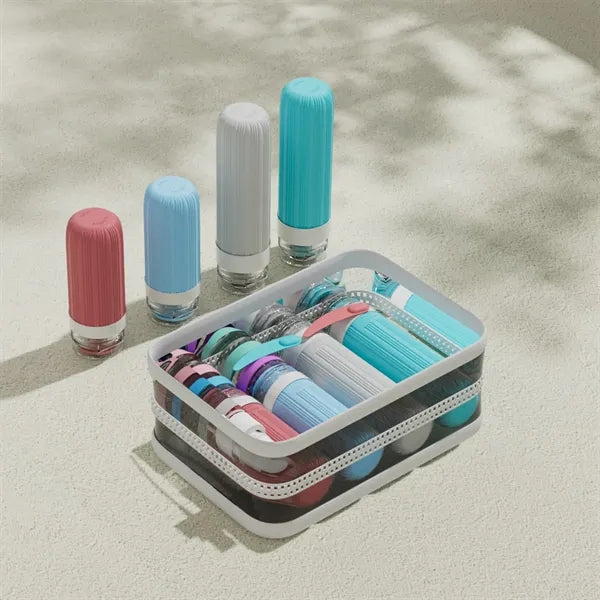 Portable Silicone Travel Bottle Set Free Shipping