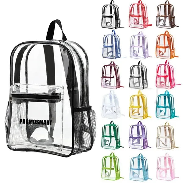 Clear Backpack School Book Bag Transparent Daypack