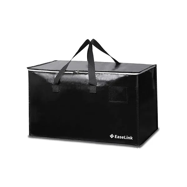 Heavy-Duty Moving Bags - Zippered Collapsible Storage Totes