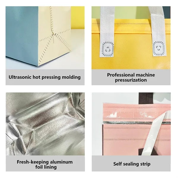 Insulated Aluminum Foil Delivery Bag Free Shipping