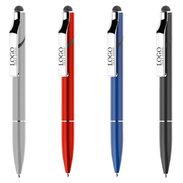 Stylus Screen Touch Metal I-Stand Twist Pen