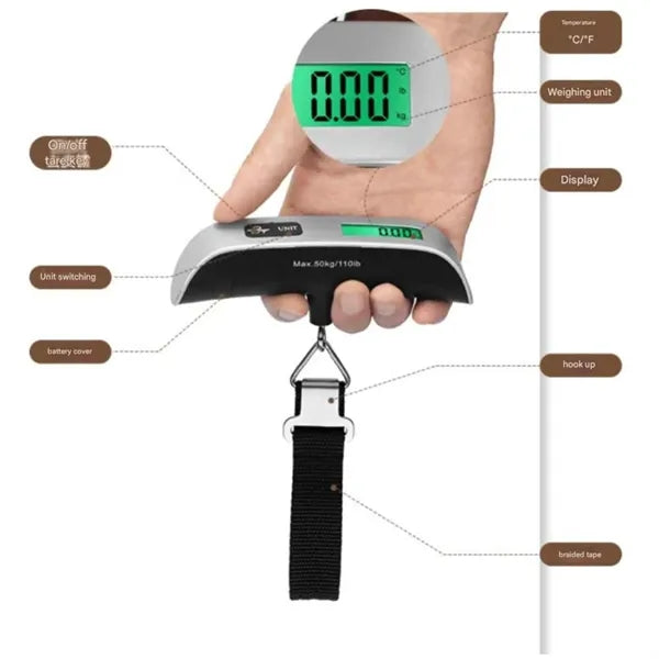 Compact Digital Travel Scale