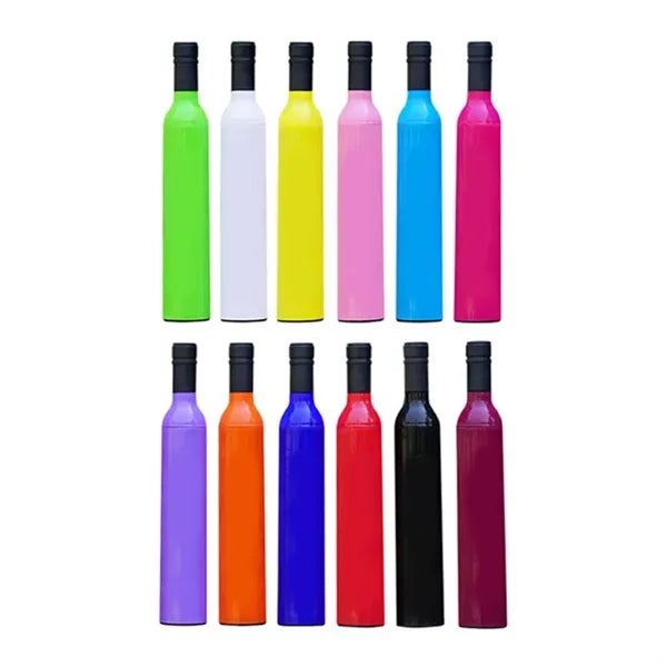 Compact Wine Bottle Umbrella Travel Novelty
