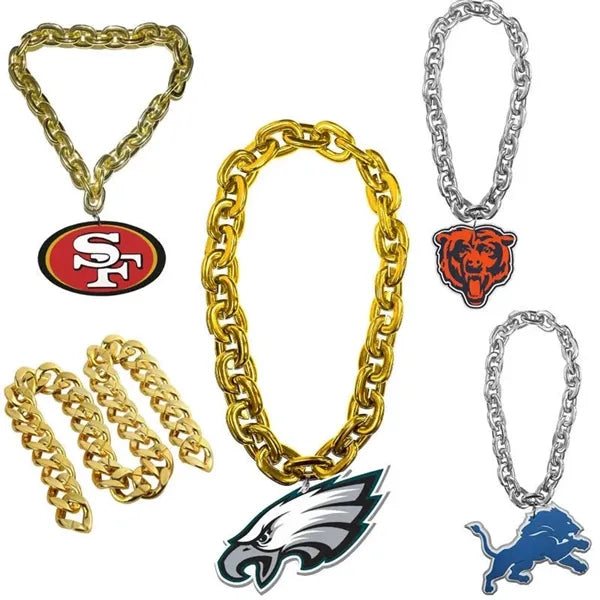 Soccer Sports Teams 3D Logo EVA Foam Fans Jumbo Chain