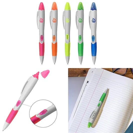 Marketing Plastic Retractable Dry Gel Highlighter Pens