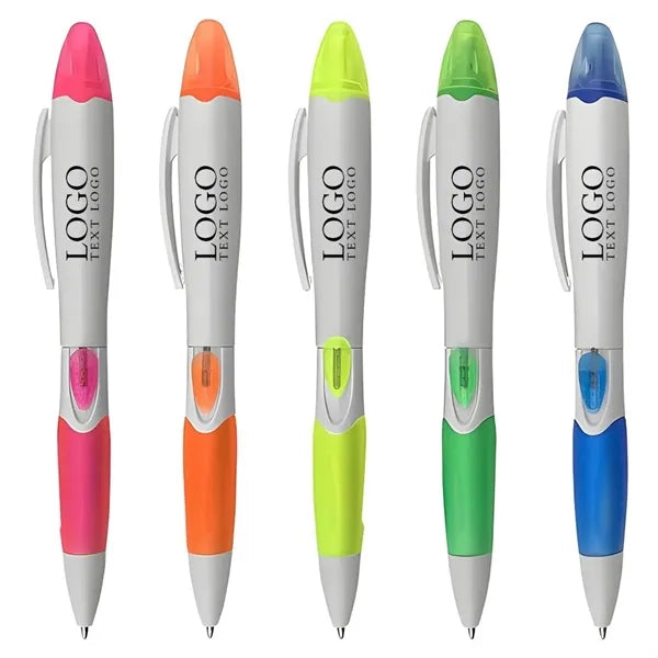 Marketing Plastic Retractable Dry Gel Highlighter Pens