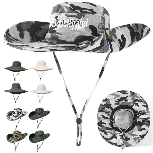 Camouflage Boonie Hat Wide Brim Outdoor