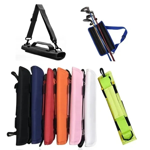 Outdoor Portable Nylon Foldable Golf Club Travel Carry Bag