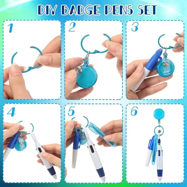 Color Switch Barrel Pen Set