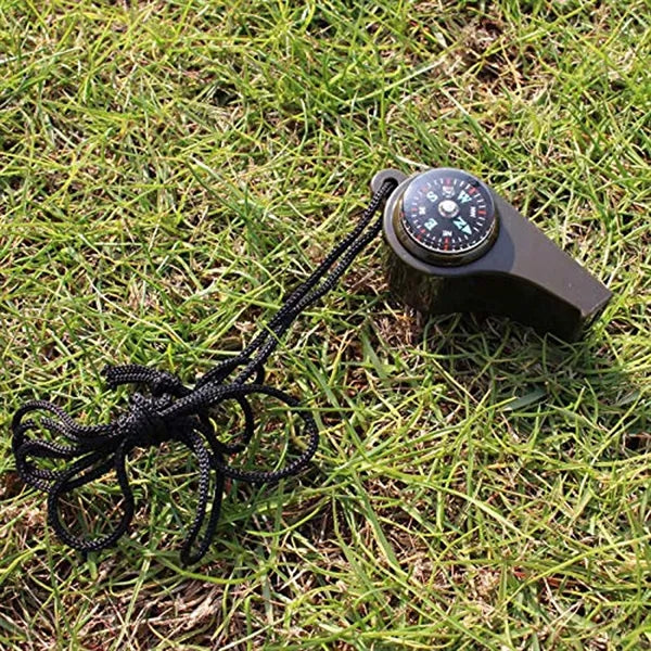 Three-In-One Outdoor Multi-Function Survival Whistle