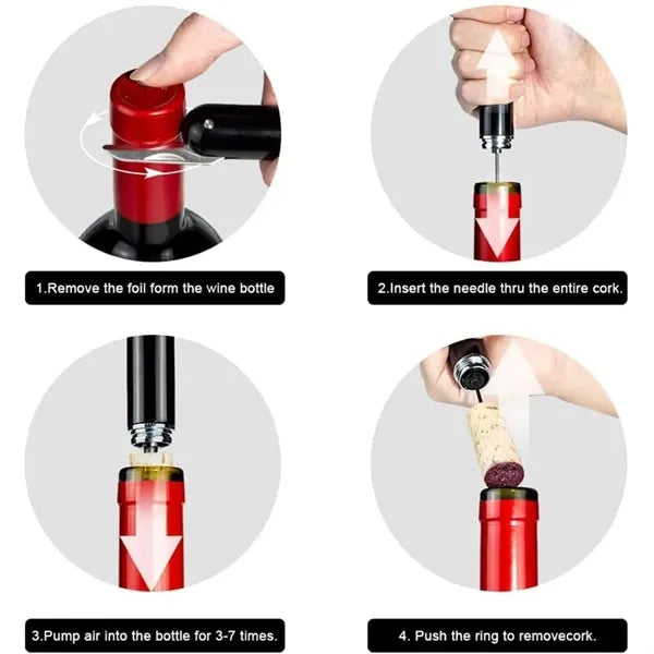 Air Pressure Wine Opener
