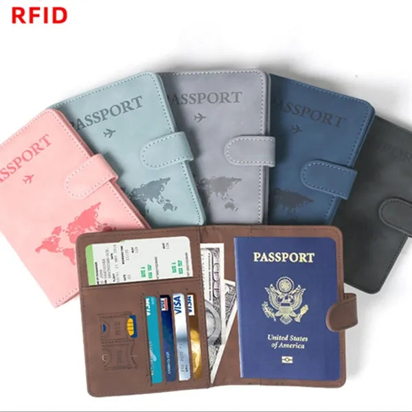 RFID Travel Document Organizer Wallet