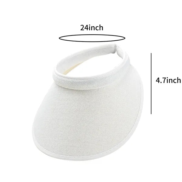 Linen Sun Visor