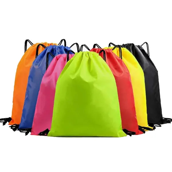 210D Polyester Waterproof Drawstring Backpack
