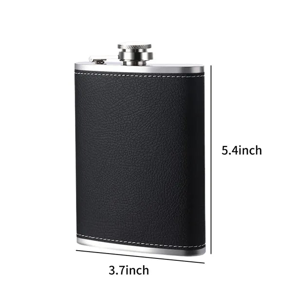 Leather Wrapped Flask