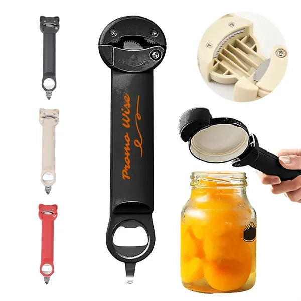 MultiFunction Retractable Bottle Opener and Lid Twister