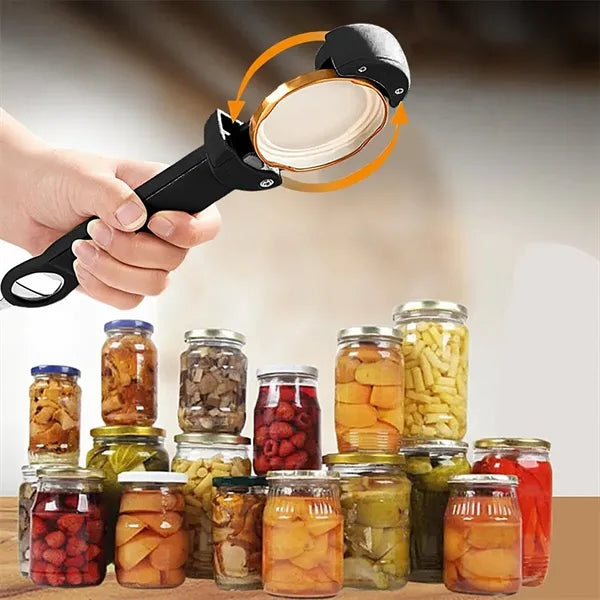 MultiFunction Retractable Bottle Opener and Lid Twister
