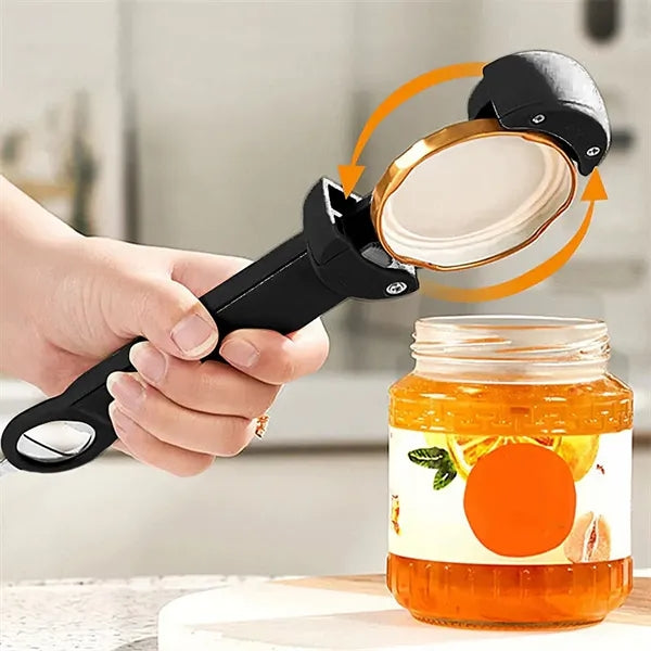 MultiFunction Retractable Bottle Opener and Lid Twister