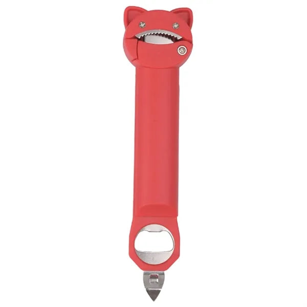 MultiFunction Retractable Bottle Opener and Lid Twister
