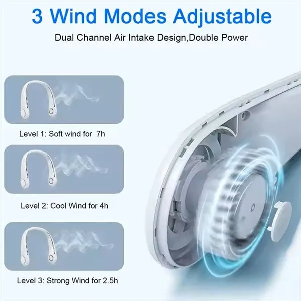 Mini Usb Portable Neck Fan