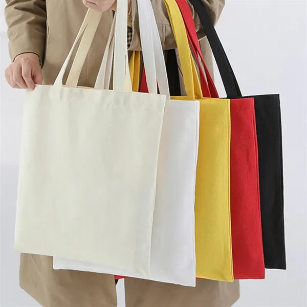 Cotton Canvas Large Tote Bag