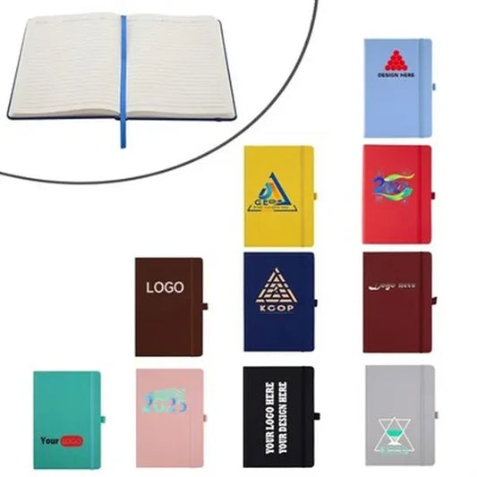 Softbound Journal - PU Leather, Lined Paper, Elastic